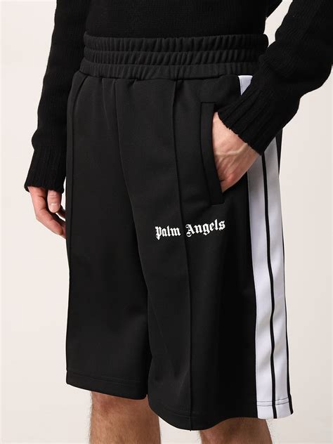 palm angels striped shorts|palm angels shorts men's.